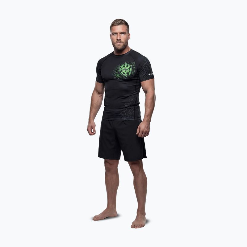 Rashguard męski Pitbull Ray Rashguard fluo green 2