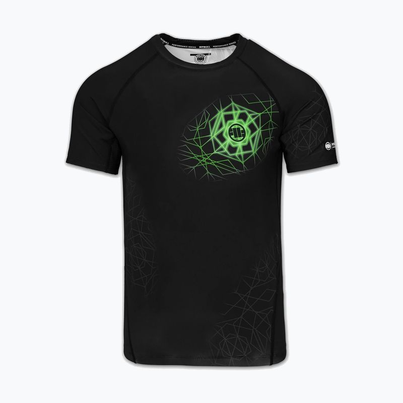 Rashguard męski Pitbull Ray Rashguard fluo green 3