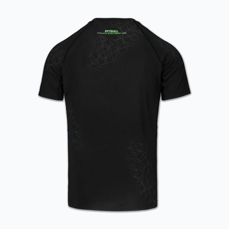 Rashguard męski Pitbull Ray Rashguard fluo green 4