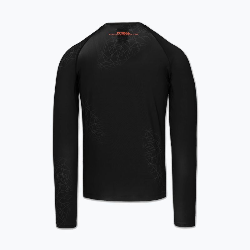 Rashguard longsleeve męski Pitbull Ray Rashguard fluo/red 4