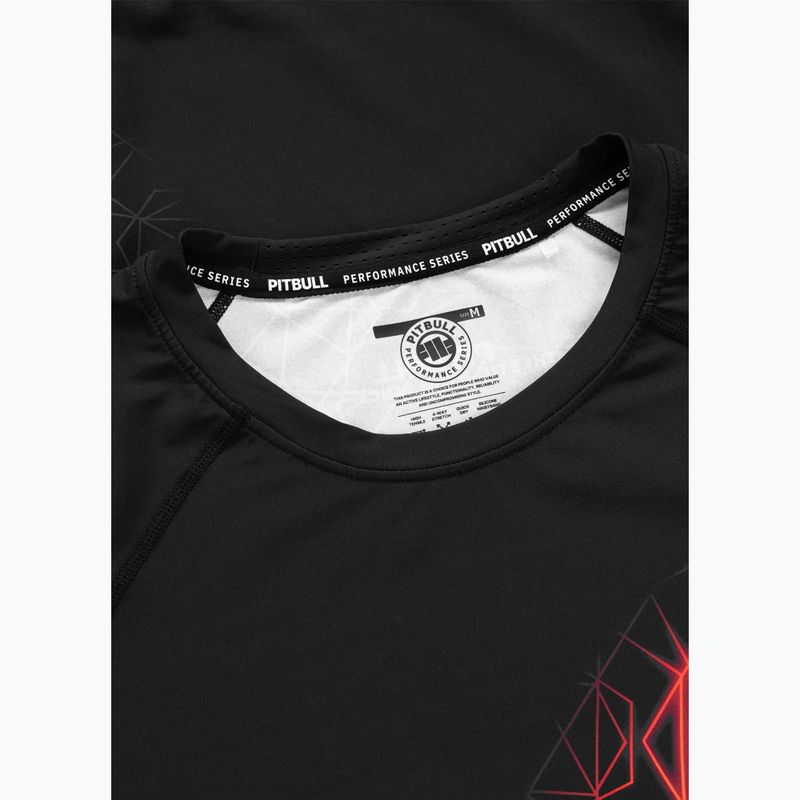 Rashguard longsleeve męski Pitbull Ray Rashguard fluo/red 5