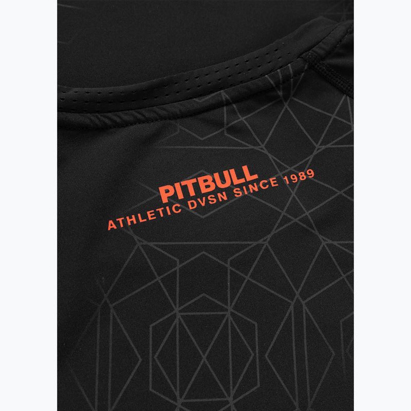 Rashguard longsleeve męski Pitbull Ray Rashguard fluo/red 7
