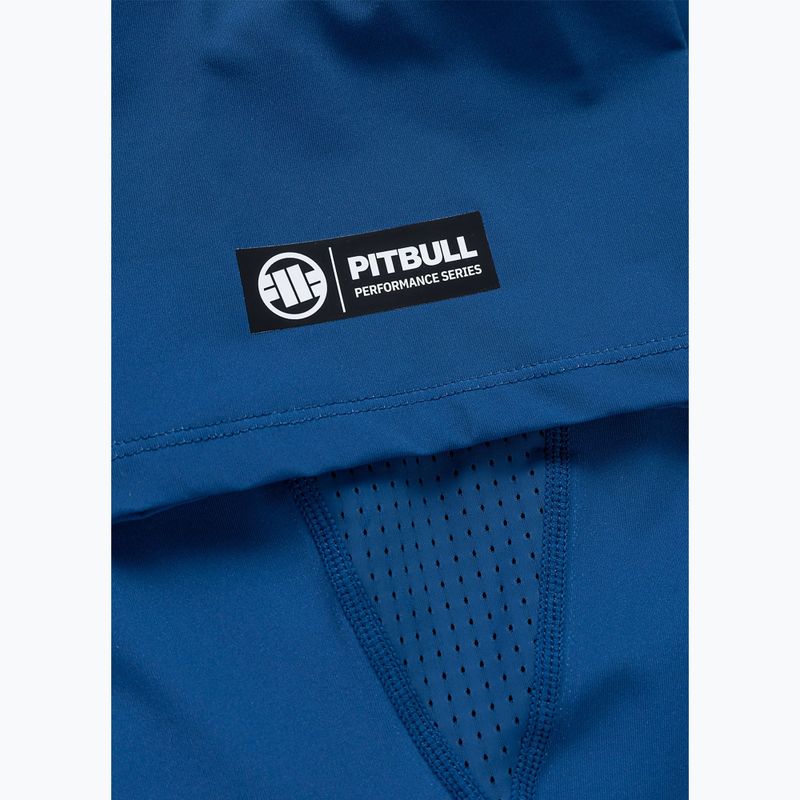Koszulka męska Pitbull Rashguard Logo Palms blue 8