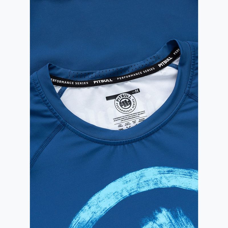 Rashguard longsleeve męski Pitbull Rashguard Logo Palms blue 5