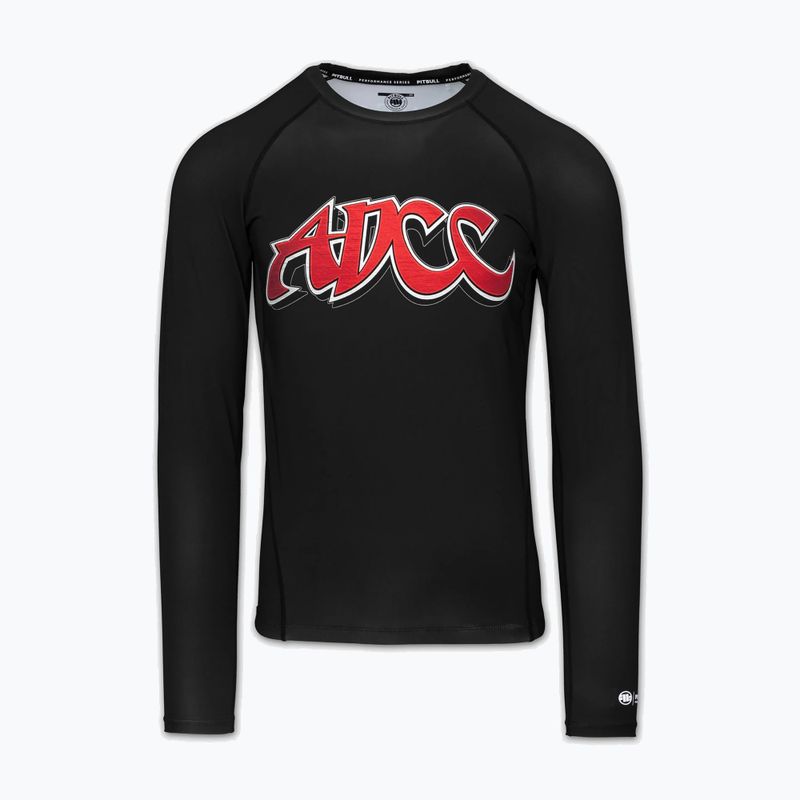 Rashguard longsleeve męski Pitbull ADCC Rashguard black 3