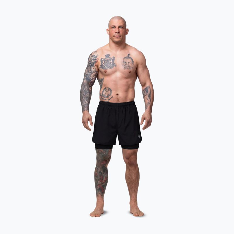 Spodenki męskie Pitbull Sport Mesh black 2