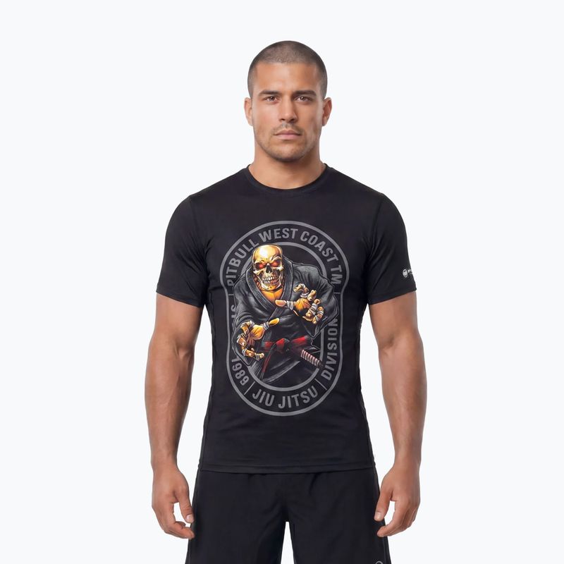 Koszulka męska Pitbull Mesh Jiu Jitsu black