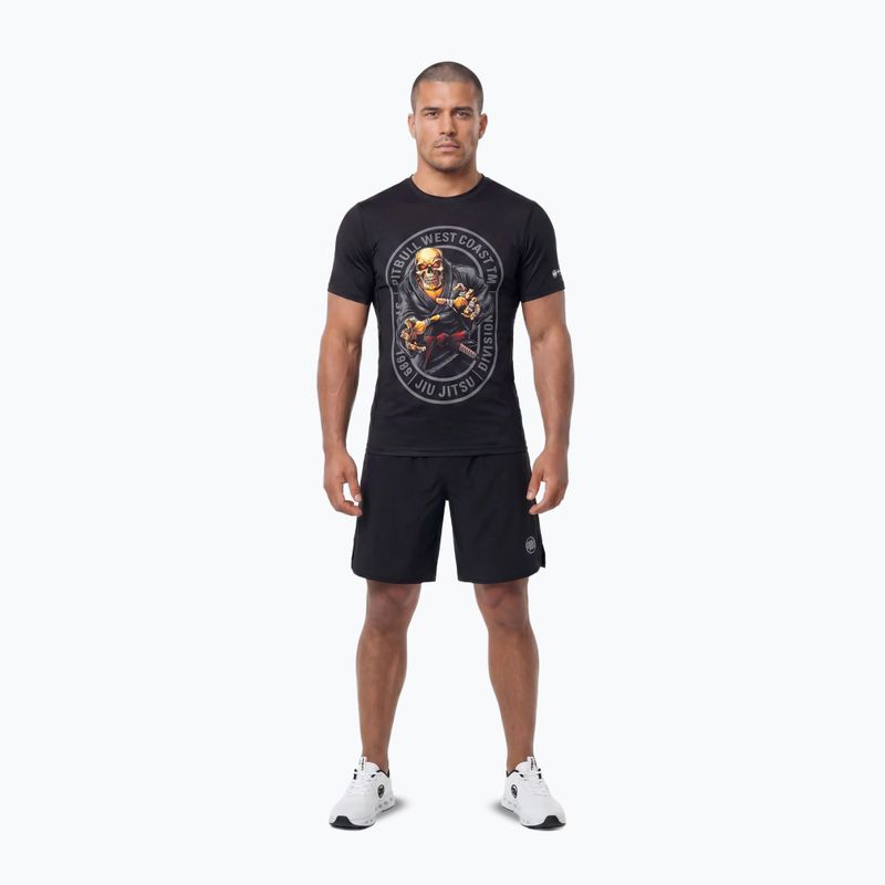 Koszulka męska Pitbull Mesh Jiu Jitsu black 2
