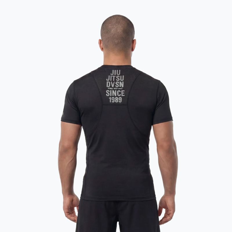 Koszulka męska Pitbull Mesh Jiu Jitsu black 3