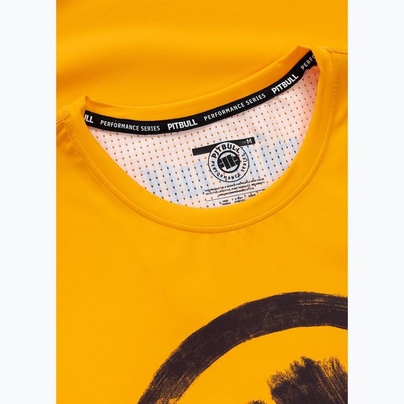 Koszulka męska Pitbull Logo Palms mesh yellow 6