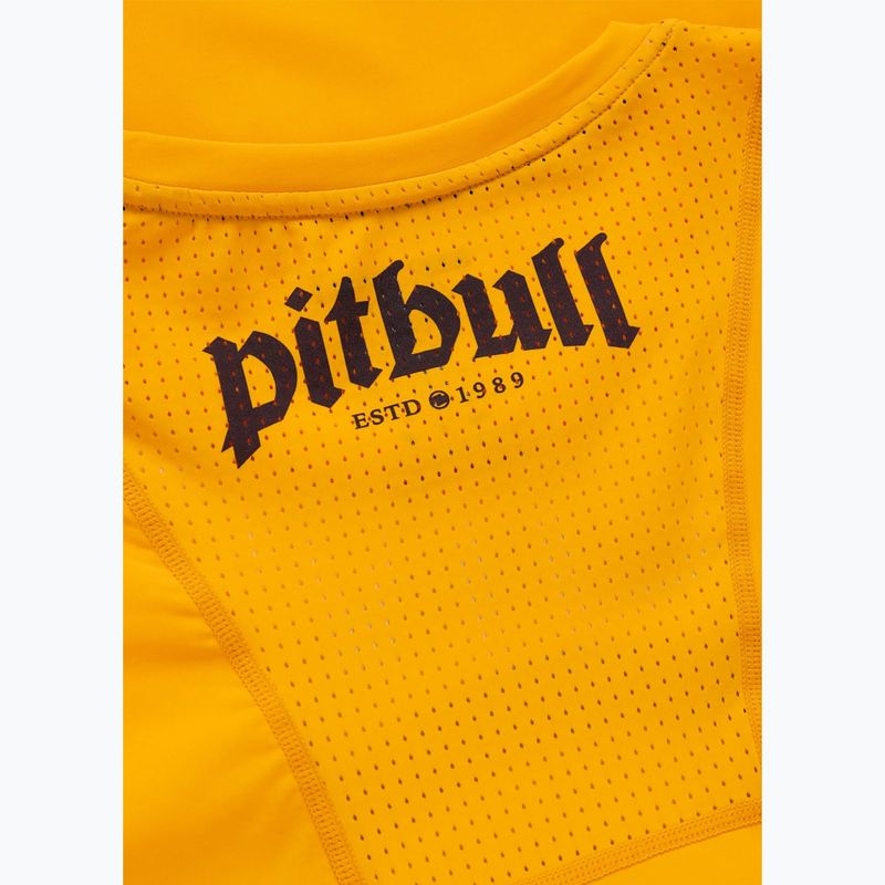 Koszulka męska Pitbull Logo Palms mesh yellow 8