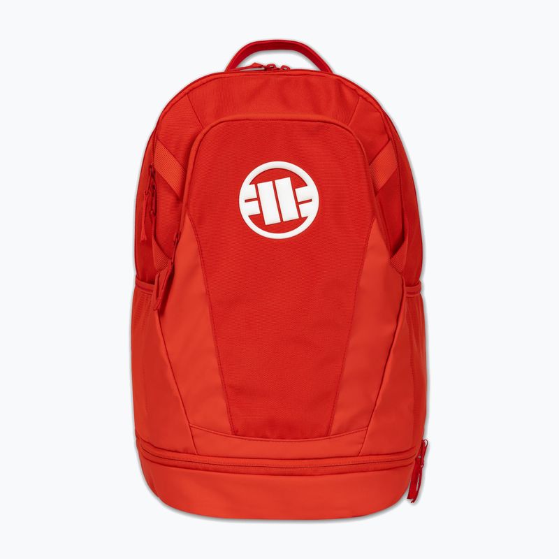 Plecak miejski Pitbull Athletic Logo 40 l fluo/red