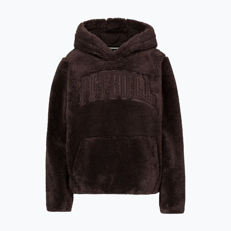 Bluza damska Pitbull Aragona Norton Hooded dark chocolate 6