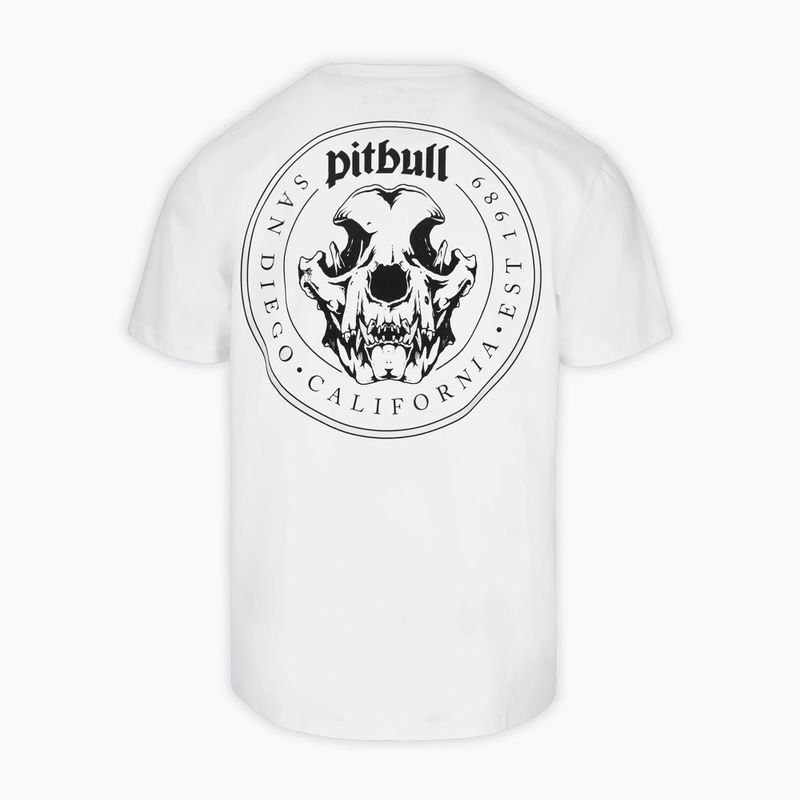 Koszulka męska Pitbull O'Side Skull white 6