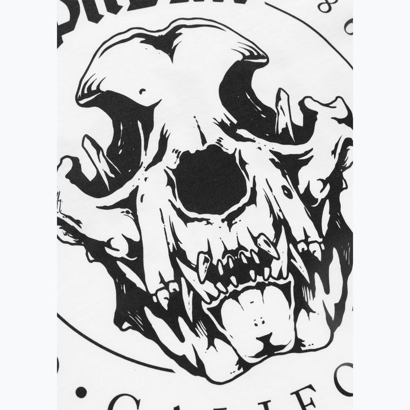 Koszulka męska Pitbull O'Side Skull white 10
