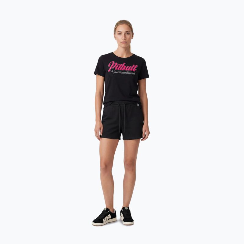 Koszulka damska Pitbull Santa Muerte black/pink 2