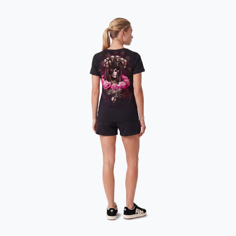 Koszulka damska Pitbull Santa Muerte black/pink 4