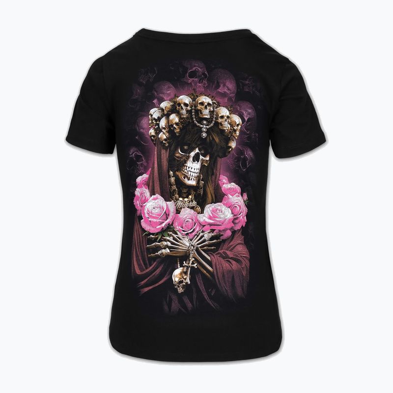 Koszulka damska Pitbull Santa Muerte black/pink 6