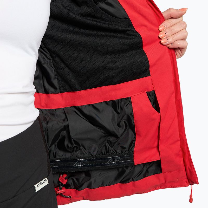 Kurtka narciarska damska 4F KUDN003 red 12