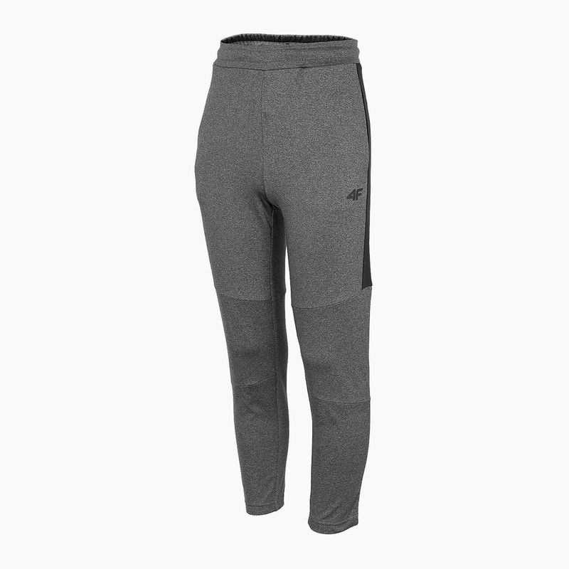 Spodnie dziecięce 4F JSPMTR001 dark grey melange 3