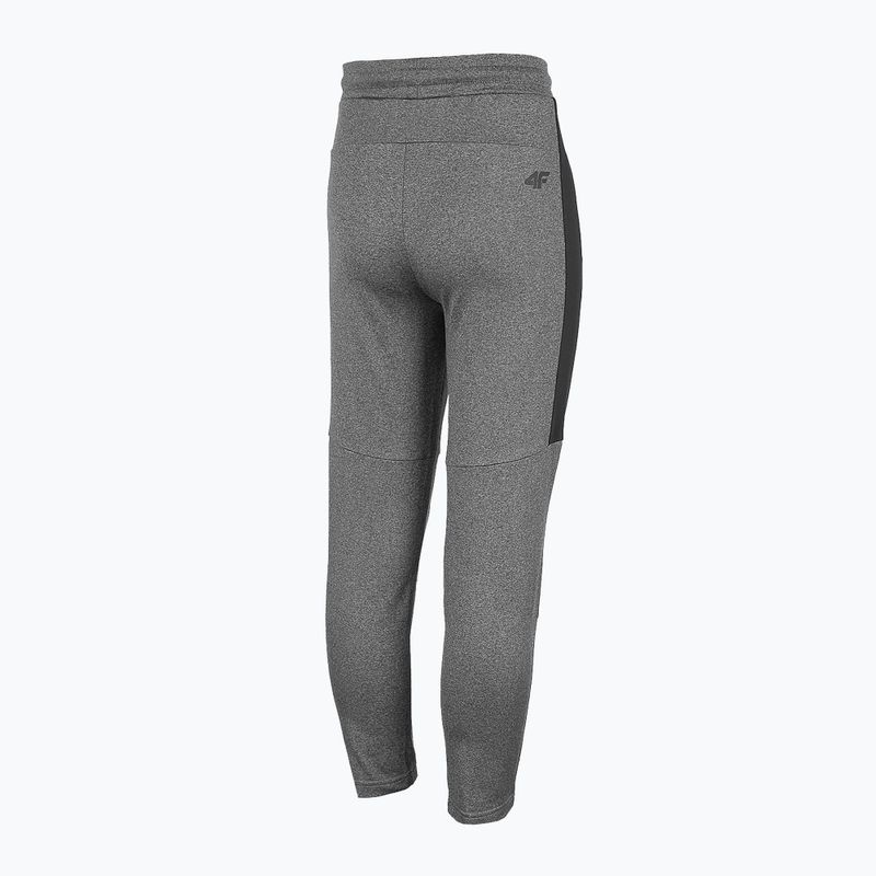 Spodnie dziecięce 4F JSPMTR001 dark grey melange 4