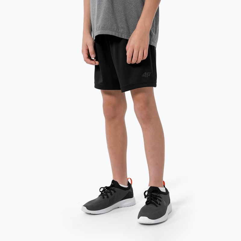 Spodenki dziecięce 4F JSKMTR001 deep black