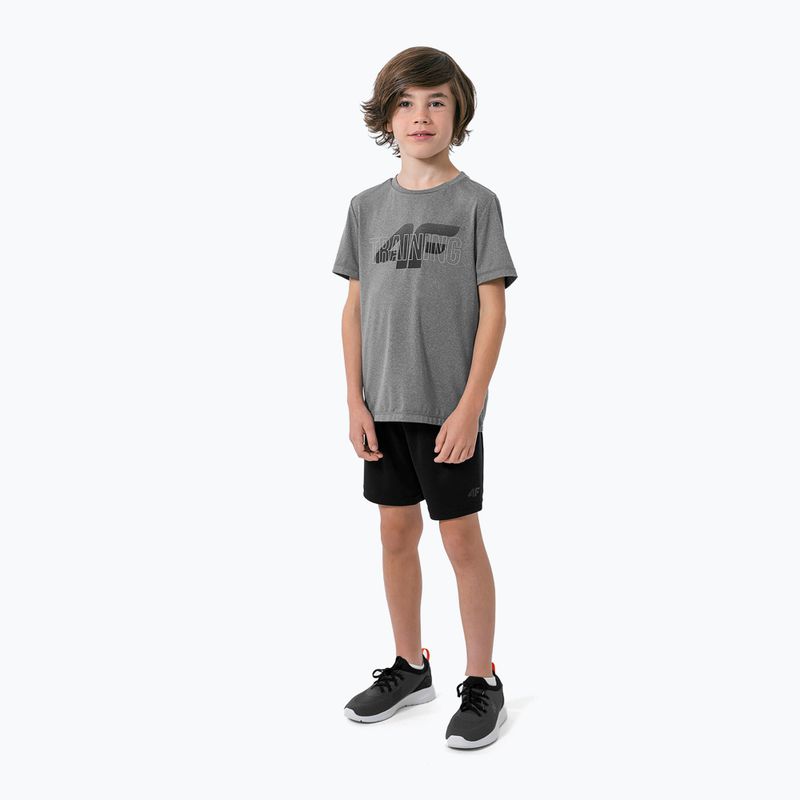 Spodenki dziecięce 4F JSKMTR001 deep black 2