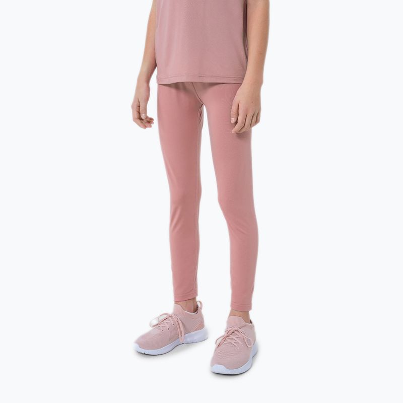 Legginsy dziecięce 4F JSPDF002 dark pink