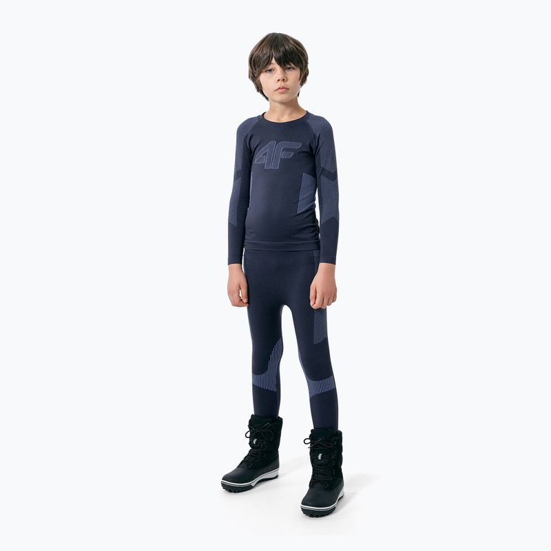 Komplet bielizny termoaktywnej dziecięcej 4F JBIMB001B navy 5