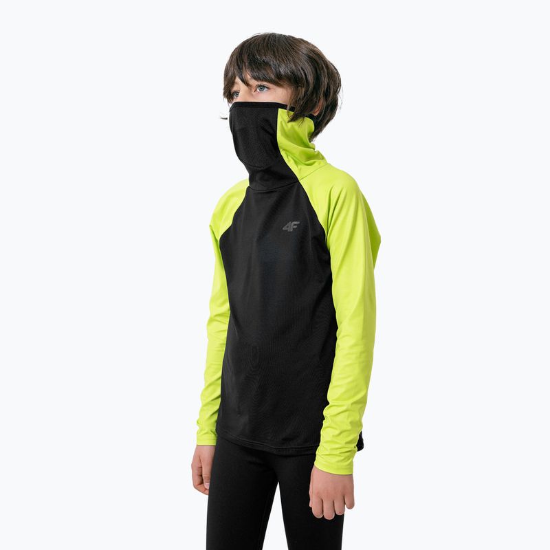 Bluza termoaktywna dziecięca 4F JBIMD001 lemon