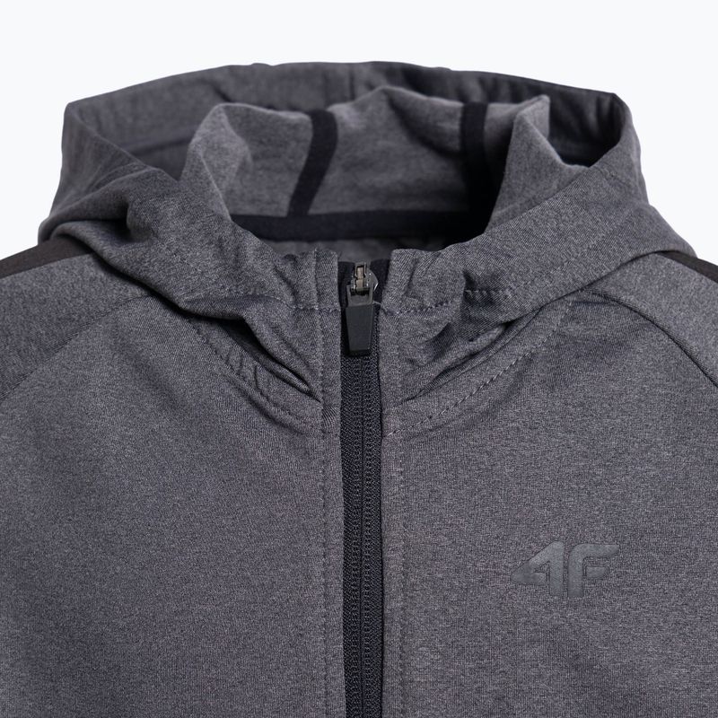Bluza dziecięca 4F JBLMF001 dark grey melange 4