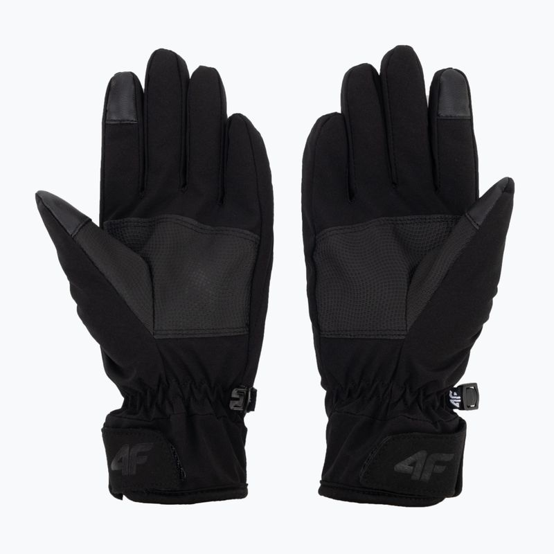 Rękawiczki trekkingowe 4F REU001 deep black 2