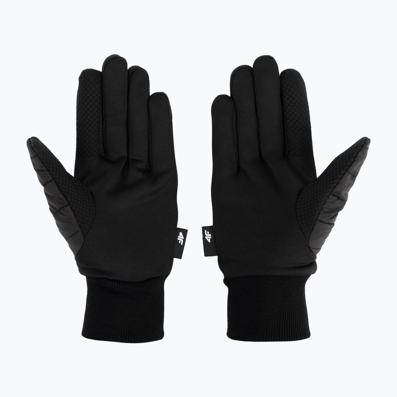 Rękawiczki trekkingowe 4F REU005 deep black 2