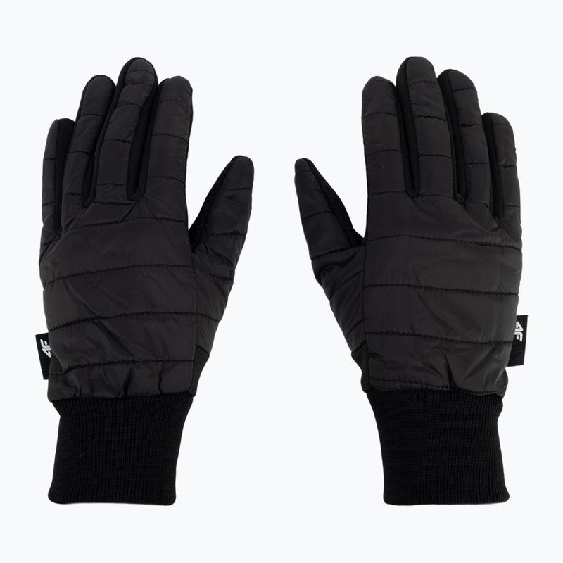 Rękawiczki trekkingowe 4F REU005 deep black 3