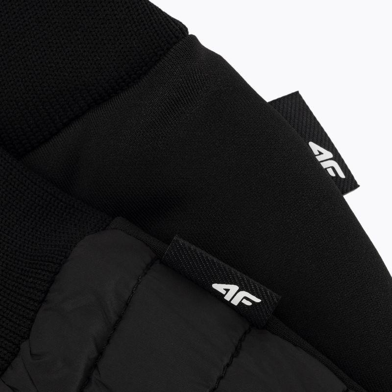 Rękawiczki trekkingowe 4F REU005 deep black 5