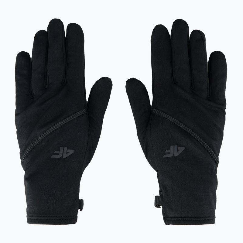 Rękawiczki trekkingowe 4F REU009 deep black 3