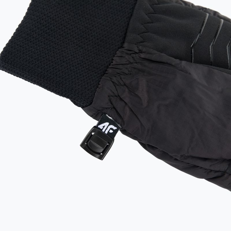 Rękawiczki trekkingowe 4F REU011 deep black 4