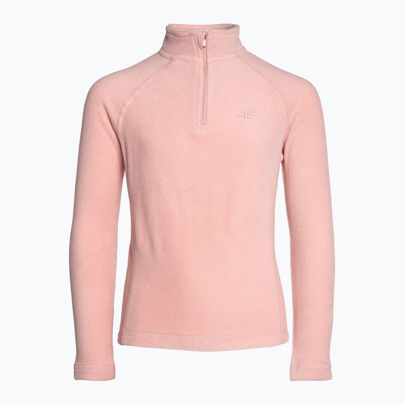 Bluza polarowa dziecięca 4F JBIDP001 light pink 3