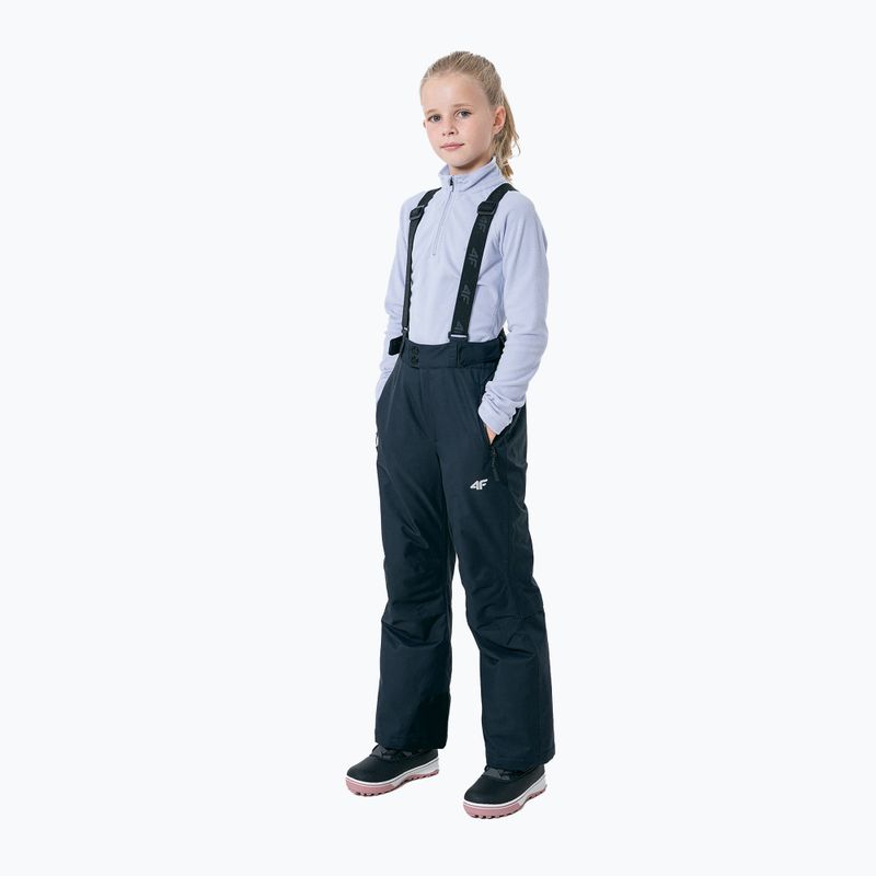 Bluza polarowa dziecięca 4F JBIDP001 light blue 2