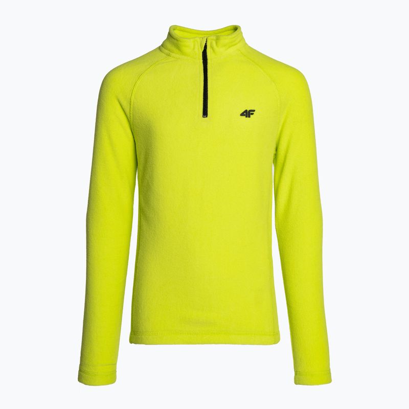 Bluza polarowa dziecięca 4F JBIMP001 lemon 3
