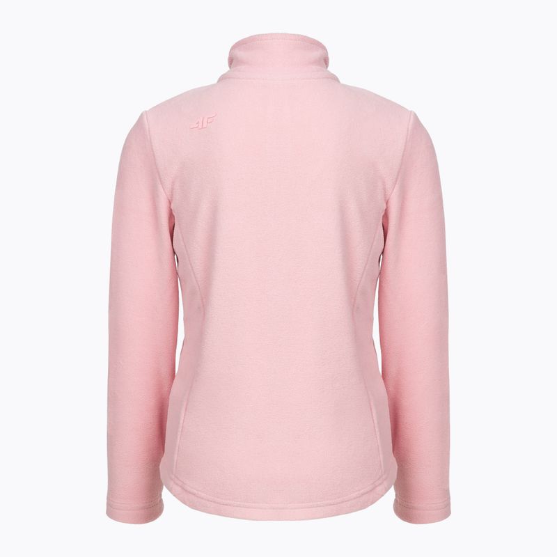 Bluza polarowa dziecięca 4F JPLD001 light pink 2