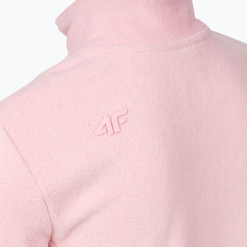 Bluza polarowa dziecięca 4F JPLD001 light pink 3