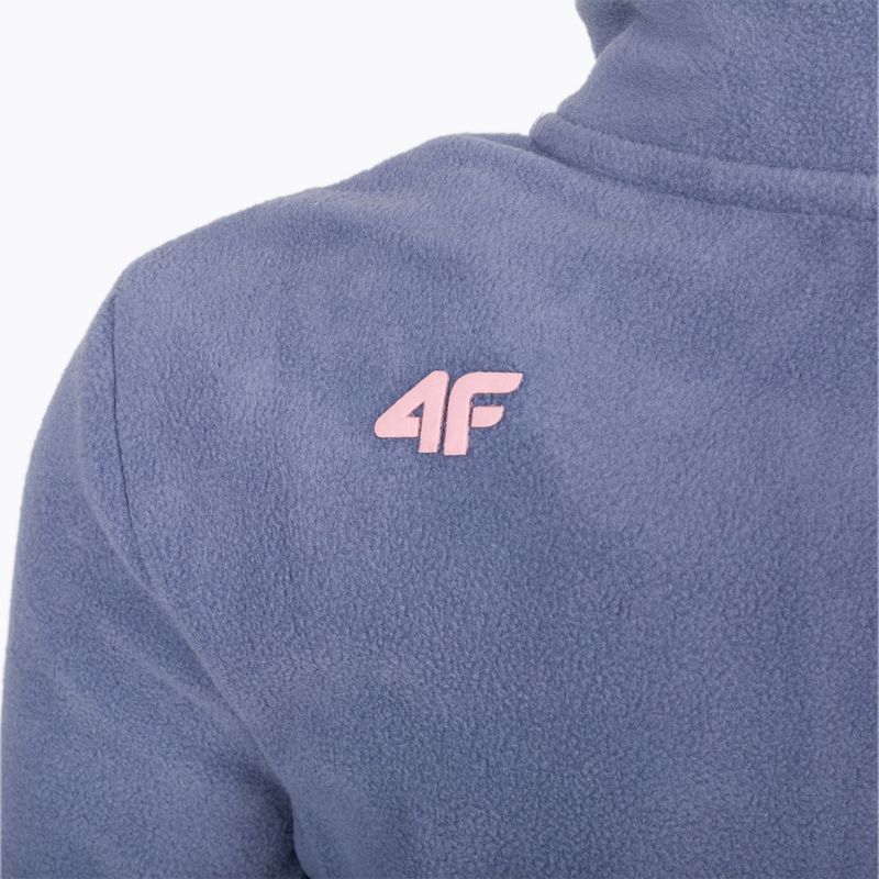 Bluza polarowa dziecięca 4F JPLD001 denim 5