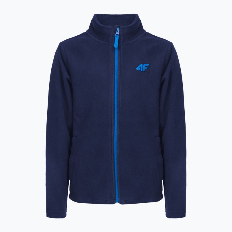 Bluza polarowa dziecięca 4F JPLM001 navy 3