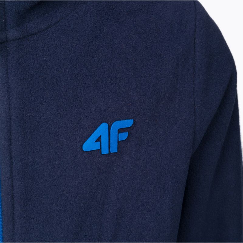 Bluza polarowa dziecięca 4F JPLM001 navy 5