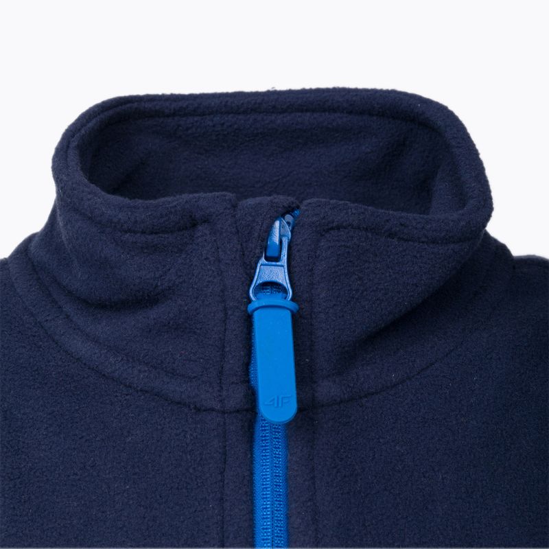 Bluza polarowa dziecięca 4F JPLM001 navy 6