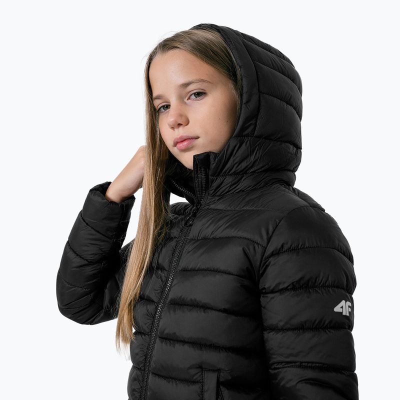 Kurtka dziecięca 4F JKUDP001 deep black 2