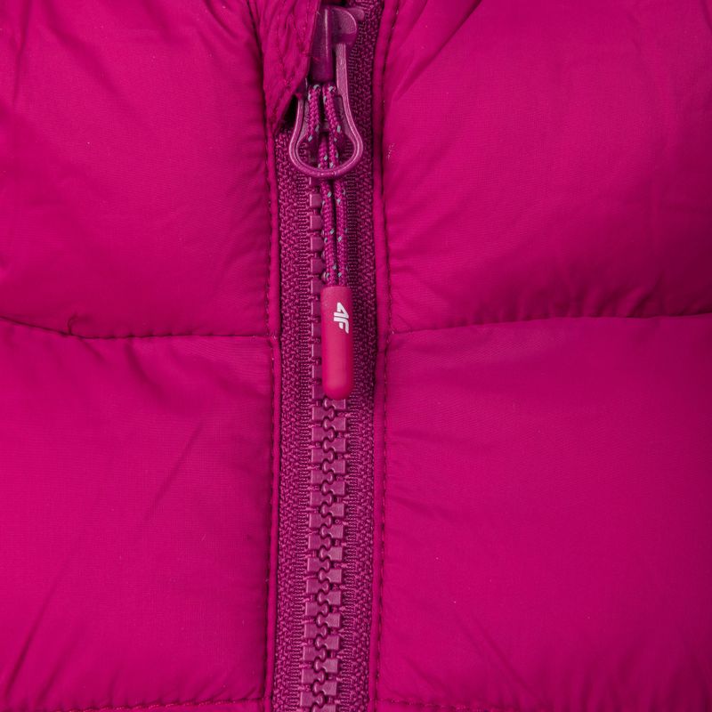 Bezrękawnik dziecięcy 4F JKUDP002 dark pink 7