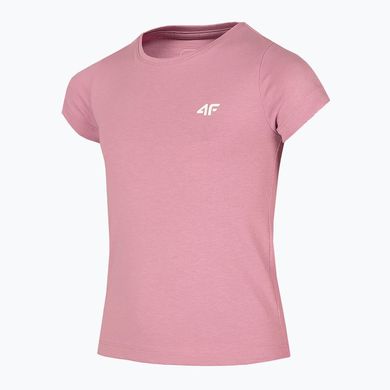 Koszulka dziecięca 4F JTSD001 light pink 2