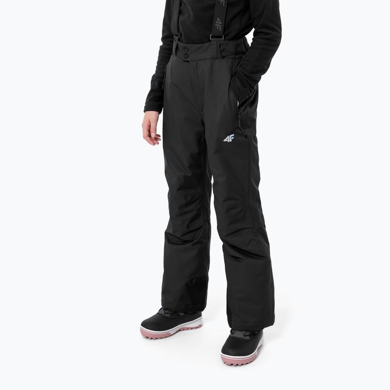 Spodnie narciarskie dziecięce 4F JSPDN001 deep black